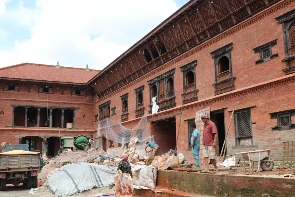 भद्रकाली मन्दिर परिसरको पुनर्निर्माण तीव्र