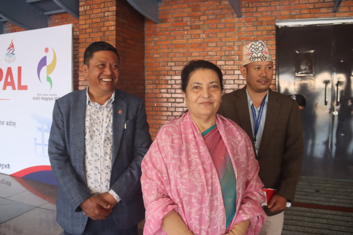 पूर्वराष्ट्रपति भण्डारी चीन प्रस्थान, ग्लोबल गभर्नेन्स फोरममा सम्बोधन गर्ने