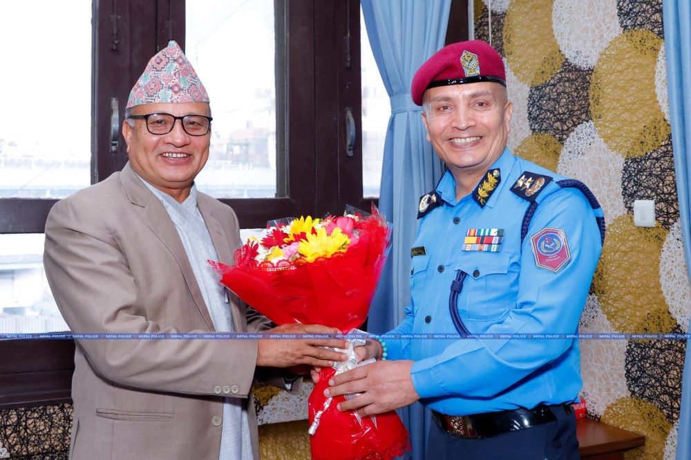 प्रमुख निर्वाचन आयुक्त र प्रहरी महानिरीक्षकबीच भेटवार्ता, निर्वाचन सुरक्षाबारे छलफल