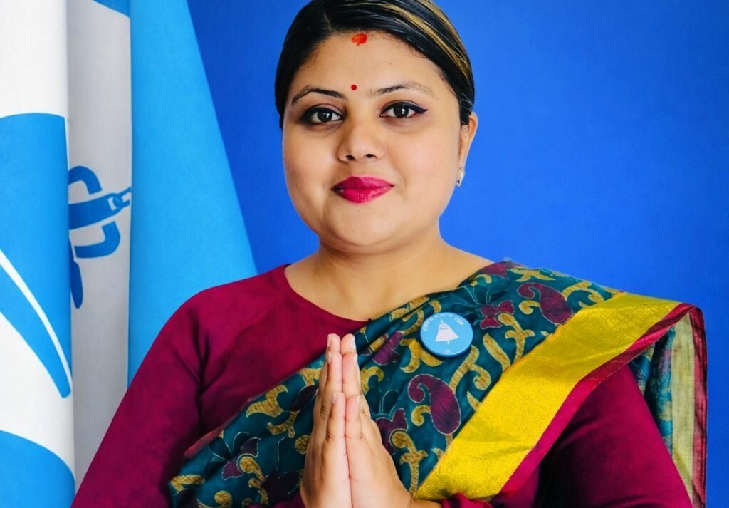 मोरङ-६ मा रास्वपाका उम्मेदवार रुबिना आचार्य विजय नजिक