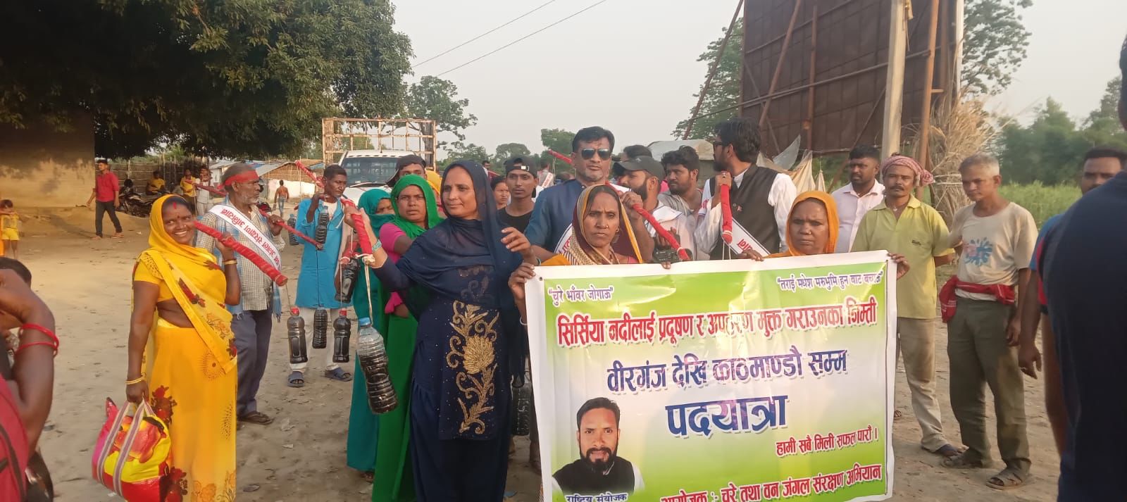      वीरगञ्जदेखि काठमाडौं पैदलयात्रा   