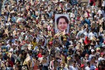 म्यान्माकी आङ सान सुकीको ८०औँ जन्मदिन जेलमा   