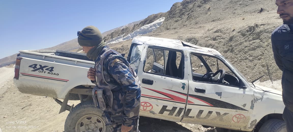 कोरलानाकामा जिप दुर्घटनामा चालक घाइते    