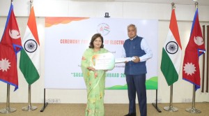 सगरमाथा संवादका लागि भारत सरकारबाट सवारीसाधन सहयोग     