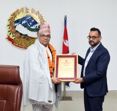 सेवानिवृत्त मुख्य सचिव अर्यालको बिदाइ, कार्कीलाई स्वागत 