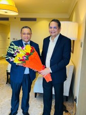 परराष्ट्रमन्त्री खनाल र भाजपा विदेश विभाग प्रमुखबीच भेटवार्ता   