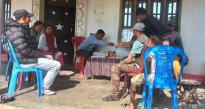 जलथलका सन्थाल समुदायमा नियमित बचत अभियान   