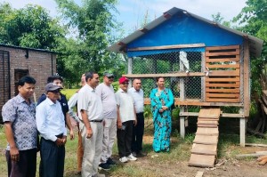 बाख्रापालन​​​​​​​का लागि साझेदारीमा व्यवस्थित खोर निर्माण     