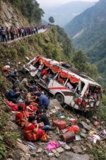 बैतडी बस दुर्घटनाः मृतकको सङ्ख्या १३ पुग्यो   