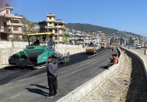 सूर्यविनायक-धुलिखेल सडक विस्तार : तीनवर्षमा ६७ प्रतिशत भौतिक प्रगति   