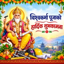 आज विश्वकर्मा  पूजा, सवारीसाधन र कलकारखानमा विशेष पूजागरी मनाईँदै