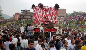 बनेपामा तीनदिनसम्म चण्डेश्वरी जात्रा मनाइँदै        