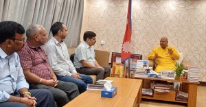 मुख्यमन्त्री सिंहसँग भारतीय प्रतिनिधिमण्डलको भेट   