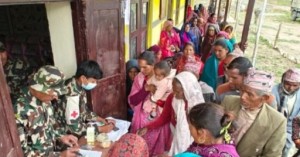 सेनाद्वारा बृहत् स्वास्थ्य शिविर सञ्चालन        