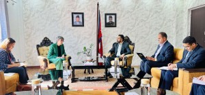 शिक्षामन्त्रीसँग स्विस राजदूतको भेट, प्राविधिक शिक्षामा सहकार्यबारे छलफल