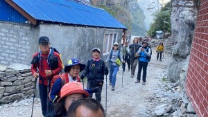 एक वर्षमा १५ हजार विदेशी पर्यटकले गरे मनास्लु भ्रमण   