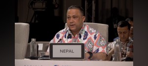 नेपाल र प्रशान्त क्षेत्रका टापु राष्ट्र जलवायु सङ्कटको अग्रपंक्तिमा : परराष्ट्रमन्त्री खनाल