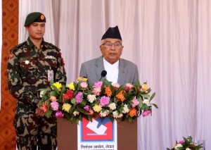 निर्वाचन लोकतन्त्रको मेरुदण्ड : राष्ट्रपति    