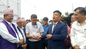 भोटेकोशी बाढीः पोखरामा शवगृह (पोर्टेवल मर्चरी हाउस) निर्माण   