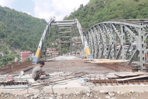 राम्दीमा ‘सिग्नेचर व्रिज’ निर्माण अन्तिम चरणमा    