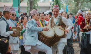 उधौली साकेला मनाउँदै किरात समुदाय        