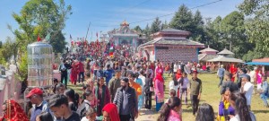 उग्रतारा भगवती मन्दिरमा दर्शनार्थीको घुइँचो, महाअष्टमीमा विशेष पूजाआजा