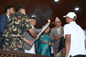 खेलकुदका माध्यमबाट अन्तरराष्ट्रिय सम्बन्ध विस्तारमा महत्त्वपूर्ण योगदान पुग्छ : राष्ट्रपति   