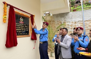 नगरकोट प्रहरी प्रभागको नयाँ भवन सञ्चालनमा   