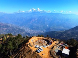 ‘ब्लु हिल’मा पर्यटकीय पूर्वाधार निर्माण गरिँदै   