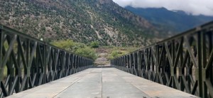 कालीगण्डकी नदीमा बेलिब्रिज जडान    