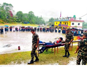पूर्वी नेपालमा विपद् प्रतिकार्यमा सेनाको तयारी पूरा    