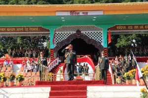 प्रधान सेनापतिद्वारा फूलपाती बढाइँ समारोहको अन्तिम निरीक्षण, उत्कृष्ट युनिट तथा सैनिक सम्मानित