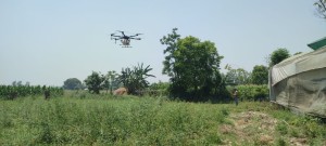 व्यावसायिक कृषिमा ड्रोनको प्रयोग        
