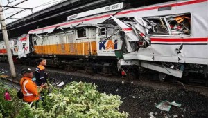 इन्डोनेसियामा रेल दुर्घटना, १४ जनाको मृत्यु, ८४ जना घाइते        