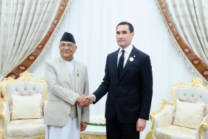 प्रधानमन्त्रीद्वारा तुर्किमेनिस्तानका राष्ट्रपतिलाई नेपाल भ्रमणको निम्तो      