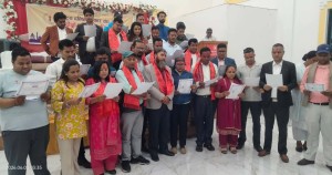 दलित पत्रकार सङ्घको अध्यक्षमा बराइली   
