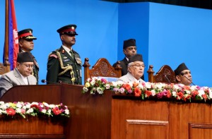 राष्ट्रपतिबाट नीति तथा कार्यक्रम प्रस्तुत      