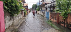 भैरहवामा भारी वर्षाले जनजीवन प्रभावित    
