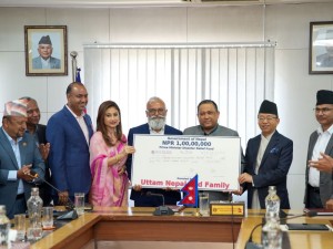 डीएनए परीक्षण कीट र एक करोड रुपैयाँ सरकारलाई सहयोग