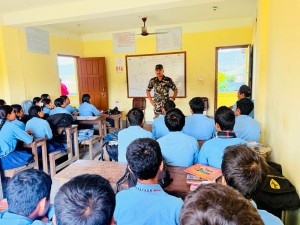 प्रकृति संरक्षणसम्बन्धी सचेतना जगाउँदै सेना    