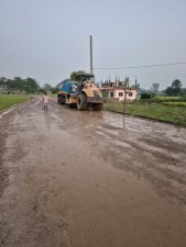 विजौरी–कोठेरी सडक धमाधम स्तरोन्नति हुँदै   