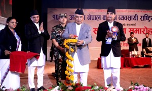 अखिल नेपाल कानुन व्यवसायी राष्ट्रिय सम्मेलनको राष्ट्रपति पौडेलद्वारा उद्घाटन   