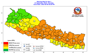 विराटनगर लगायत पूर्वी नेपालमा बुधबार साँझदेखि निरन्तर वर्षा