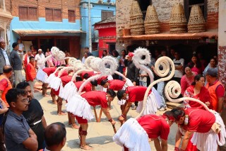 एक्काइस महिना देखाएर समापन गरियोे हनुमान नाच