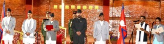 नवनियुक्त दुई मन्त्रीद्वारा शपथ ग्रहण