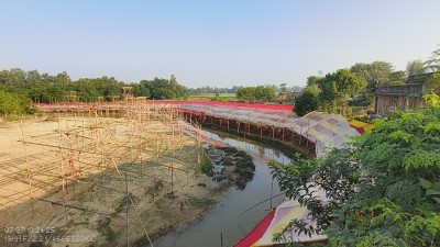  बगहीमा नेपाल-भारतको साझा छठघाट