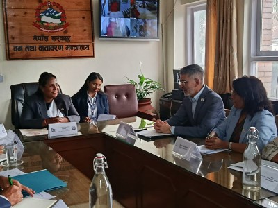 मन्त्री चौधरीसँग विश्व बैंकका देशीय निर्देशकको भेट        