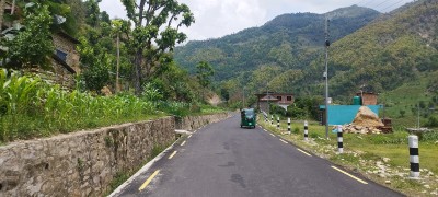 कालोपत्रपछि बर्खायाममा सहज बन्यो दोर्दीको केन्द्र जोड्ने सडक