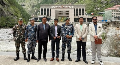 चिनियाँ सहयोगमा रसुवागढी नाकामा अस्थाथी पुल निर्माण सुरु