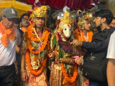 ललितपुरमा ऐतिहासिक नृसिंह जात्रा सम्पन्न